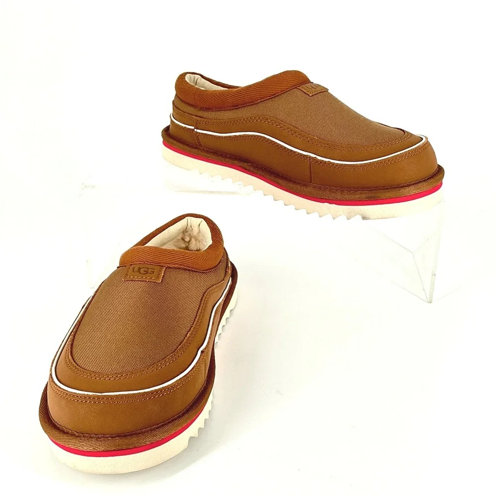 UGG Mens Size 6 Tasman Hybrid Slipper Sneakers Chestnut Tan NEW Cali Wave $137